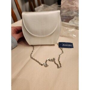 NWT Bakers Elisse II Small White Purse - Wedding - Bridesmaid